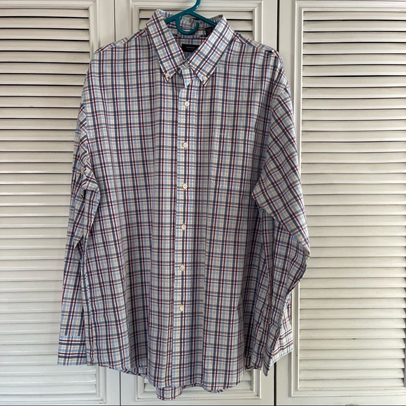 Arrow Dress Plaid Shirt Men Size XL Blue,Red,yellow - Picture 1 of 14